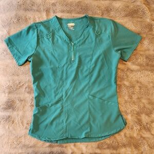Teal scrub top